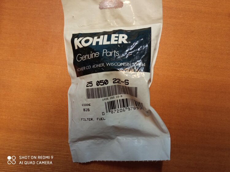Топливный фильтр Kohler 25 050 22-S Топливный фильтр  Kohler 25 050 22-S